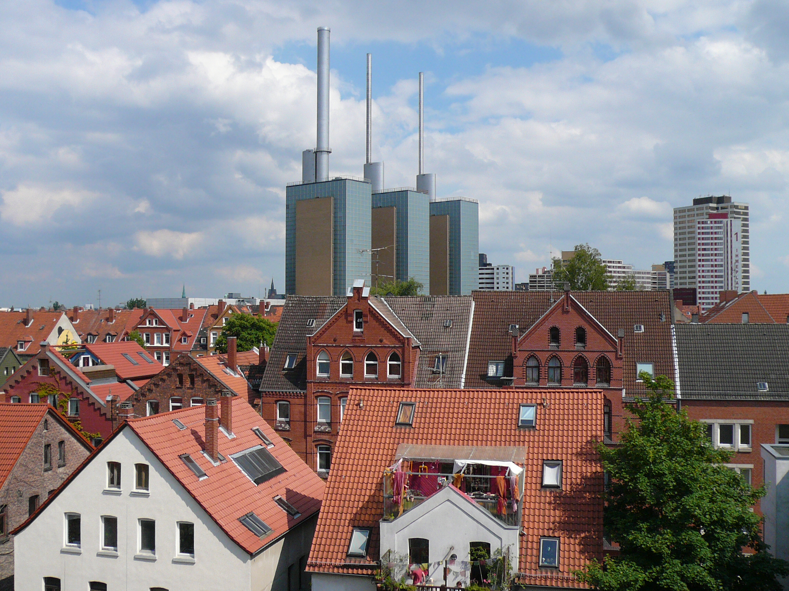 Linden-Nord aus der Vogelperspektive